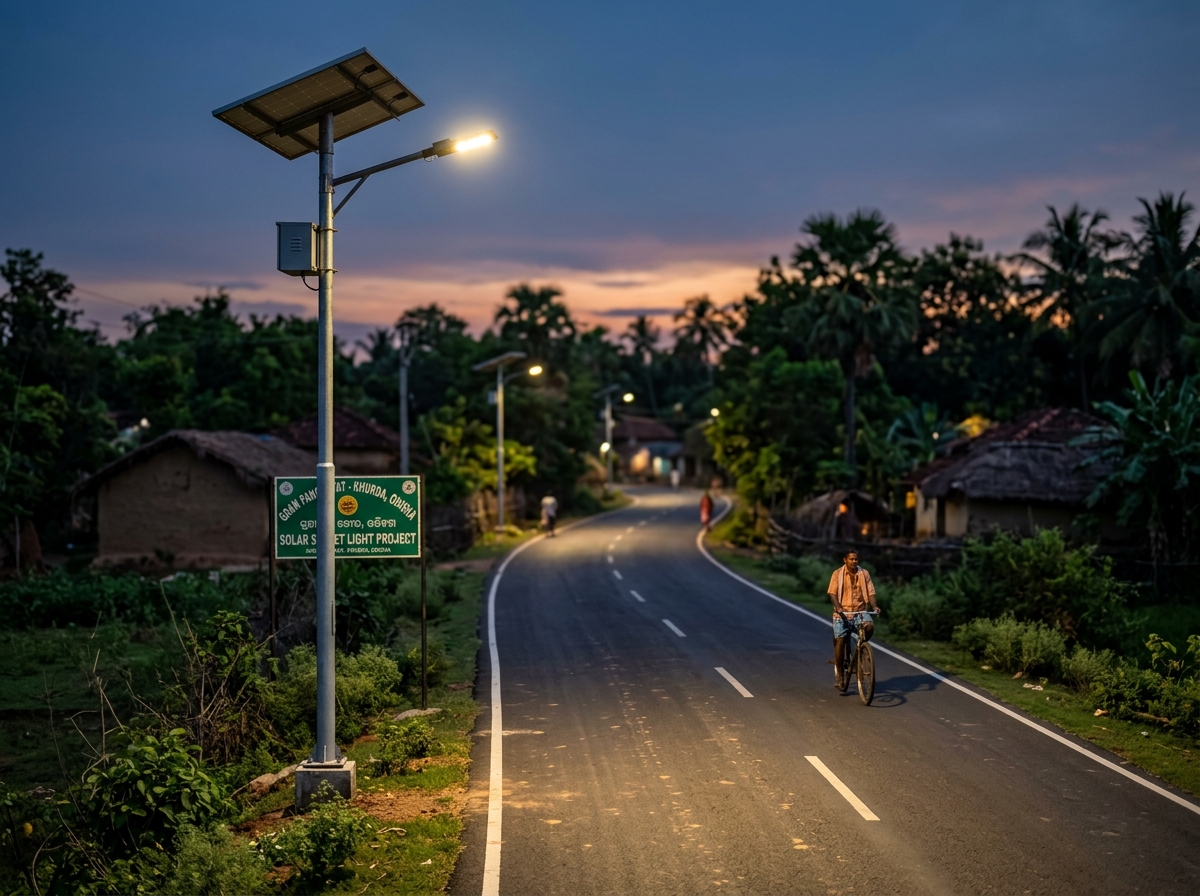 Gram Panchayat Solar LED Street Light