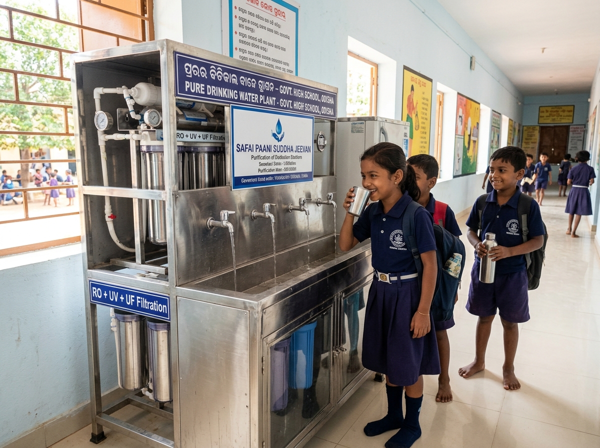150L School Pure Water Chiller Plant